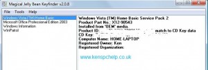 I cannot find windows product key 5